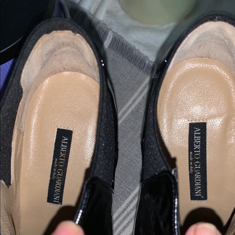 Alberto Guardian Black Heeled Boots with Patent Finish size 35 - Picture 4 of 8